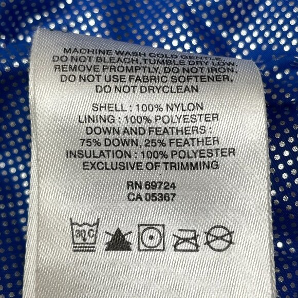 Columbia Women's XS Down Feather Jacket Omni Heat Interchange Turbodown Blue - Picture 9 of 11